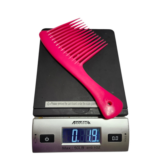 Vtg. Jumbo Detangling Rake Handle Comb Pink
8'5' - Picture 3 of 3